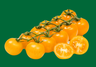 A bowl of yellow cherry tomatoes